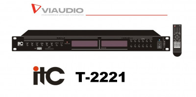 Lecteur CD/MP3 avec tuner (4 sources audio en une) ITC T-2221