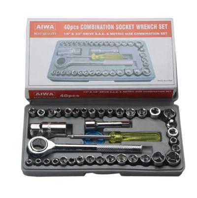 AIWA 40PCS COMBINATION SOCKET WRENCH SET 
