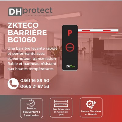 Barrière levante ZKTeco BG1000