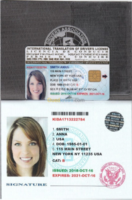 PERMIS INTERNATIONAL USA (رخصة سياقة دولية (صالحة 10 سنوات