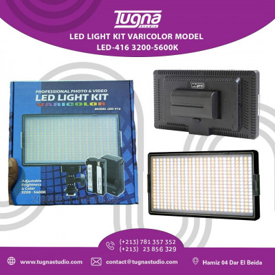 LED LIGHT KIT VARICOLOR MODEL  LED-416 3200-5600K