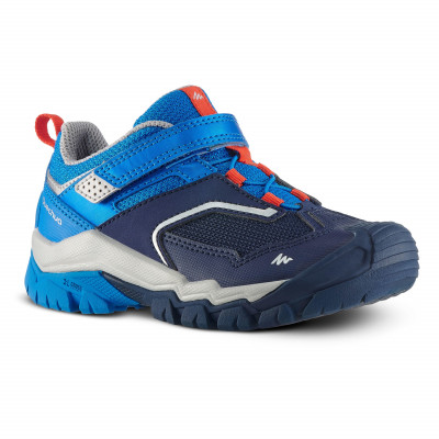 QUECHUA Chaussures basses de randonnée montagne enfant Crossrock Bleues 24-34