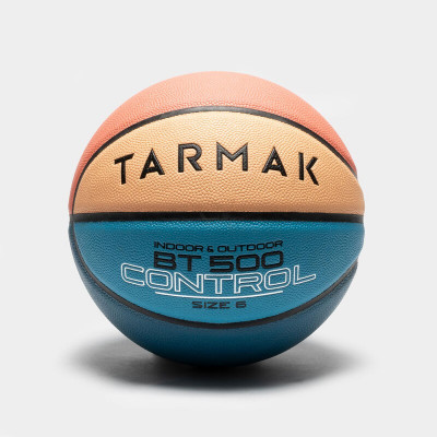TARMAK Ballon de basketball taille 6 - BT500 bleu orange