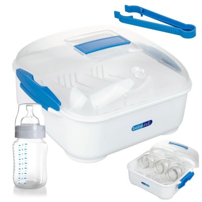 Bebe Due  Stérilisateur Rapide pour Biberons au Micro-ondes