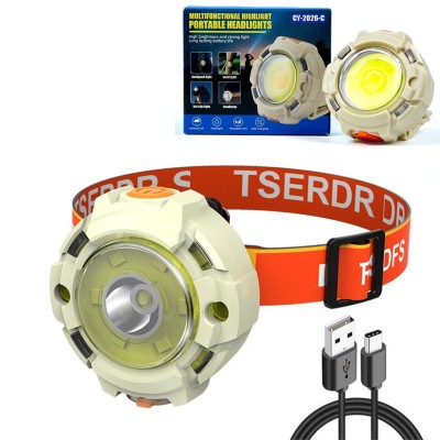 Lampe frontale LED Rechargeable 12000LM pour Camping CY2026C  مصباح رأس قابل للشحن