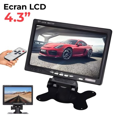 Moniteur de vue numérique de voiture LED 7 pour caméra de recul CTC-592