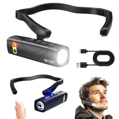 Lampe Frontale LED Rechargeable 1000 Lumens avec Capteur de Mouvement 5 Modes dÉclairage