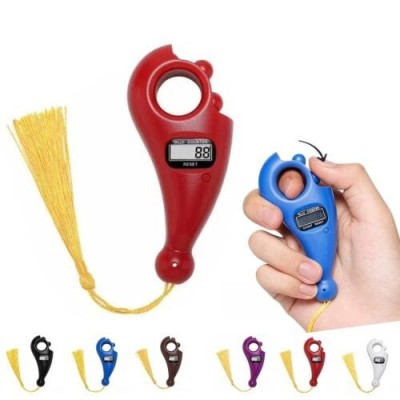 Compteur de doigt perle Tasbih islamique  جهاز تسبيح رقمي محمول، سبحة صلاة مع عداد رقمي