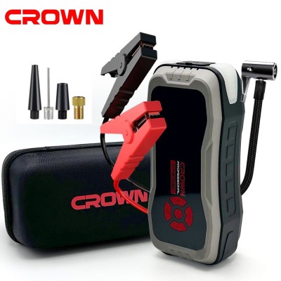 Compresseur Auto avec Booster de Batterie 25800mAh CROWN CT37042TB