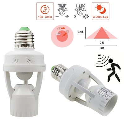 Support dAmpoule Intelligent avec Capteur de Mouvement PIR