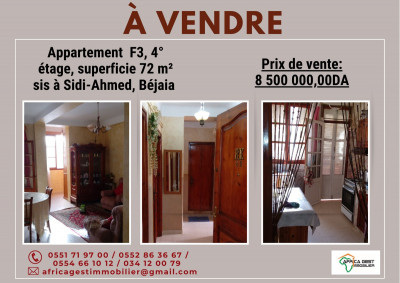 Sell Apartment F3 Bejaia Bejaia