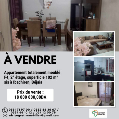 Vente Appartement F4 Béjaïa Bejaia