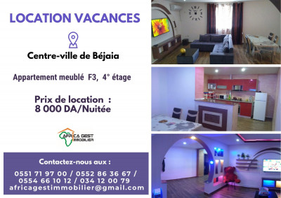 Location vacances Appartement F3 Bejaia Bejaia
