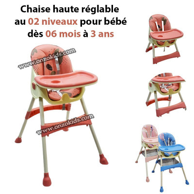 CHICCO Chaise Haute Polly 2en1 – Dolly – NID'ANGE Algérie