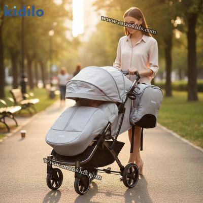 Poussette Taurus avec cache pieds et sac a dos-Kidilo