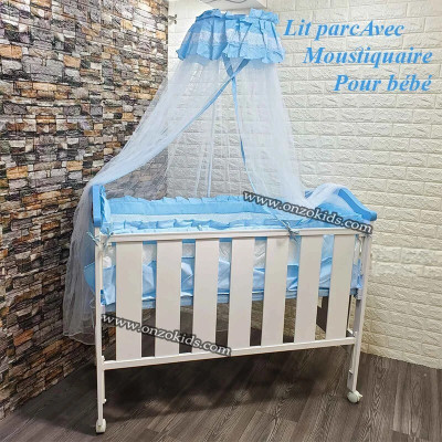 produits-pour-bebe-lit-parc-cododo-2en1-en-bois-avec-moustiquaire-mini-pouce-dar-el-beida-alger-algerie