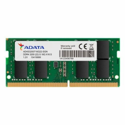 MÉMOIRE RAM ADATA 16GO DDR4 3200MHZ CL22 SO-DIMM 