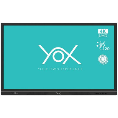 Ecran intéractif YOX tactille 86 Pouces 4K , Android, OPS Windows en Option