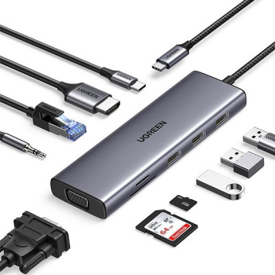 Hub USB-C 10 en 1 UGREEN 4K REF : 15601