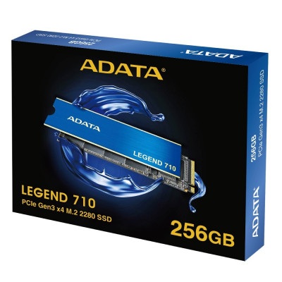 DISQUE DUR SSD ADATA LEGEND 710 NVME PCIE GEN3X4 M.2 2280  256 Go