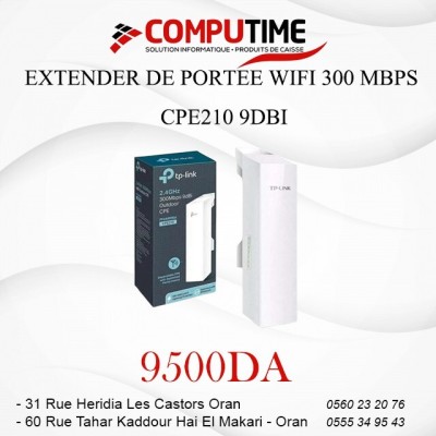 EXTENDER DE PORTEE WIFI 300 MBPS CPE210 9DBI