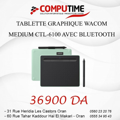 TABLETTE GRAPHIQUE WACOM MEDIUM CTL-6100 AVEC BLUETOOTH