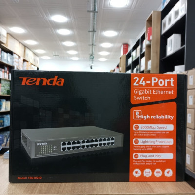 Switch 24 Ports 10/100/1000M Rack Deskptop TENDA TEG1024D