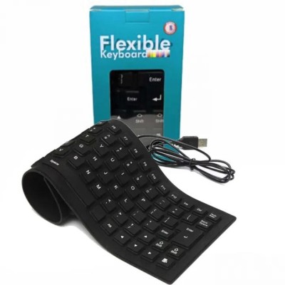 Flexible USB Foldable Silicone Keyboard Dust And Waterproof