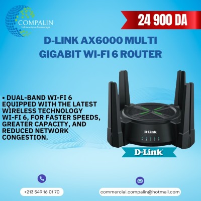 D-Link AX6000 Multi Gigabit Wi-Fi 6 Router