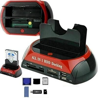 All in One IDE SATA Dual Hard Drive Docking Station