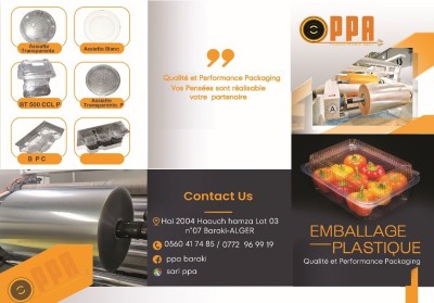 SARL PROCESSING POLYMERES ALGERIE TRANSFORMATION ET RECEYCLAGE DES PLASTIQUE