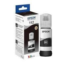 Epson 112 Noir - Bouteille d'encre Epson EcoTank d'origine (C13T06C14A) 127ml