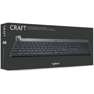 CLAVIER SANS FIL LOGITECH CRAFT AVEC MOLETTE DE CONTROLE