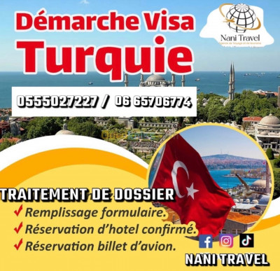 Traitement de dossier visa Turquie 