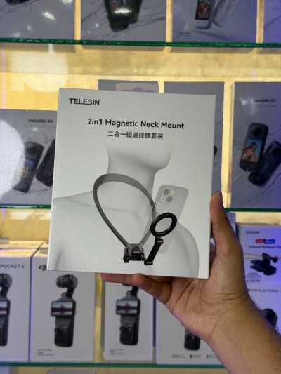 الدعامات-telesin-neck-holder-support-pov-smartphone-2-en-1-فوكة-تيبازة-الجزائر