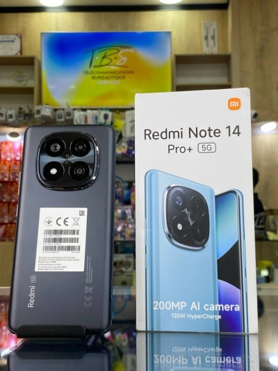 REDMI NOTE 14 PRO + 5G 8/256GB AVEC CHARGEUR 
