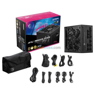 مزودات-الطاقة-و-صناديق-alimentation-msi-mpg-a850gs-pcie5-850w-80plus-gold-full-modulaire-حسين-داي-الجزائر