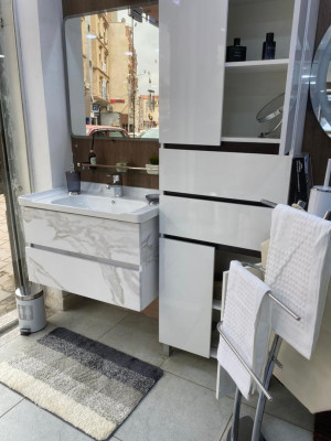 أثاث-الحمام-meuble-vasque-miroir-led-درارية-الجزائر