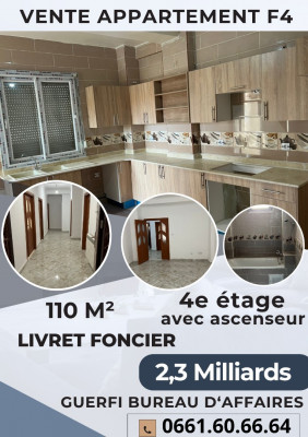 Sell Apartment F4 Alger Bab ezzouar
