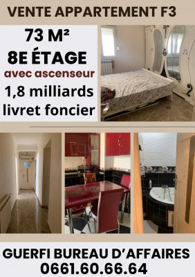 Sell Apartment F3 Alger Bab ezzouar