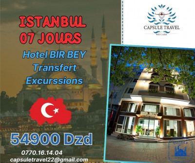 voyage-organise-istanbul-bouzareah-alger-algerie