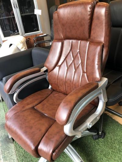 fauteuil directionnel en Similicuir Marron ou noir avec Dossier Ergonomique