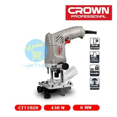 Paumelleuse Affleureuse 6mm 430W CROWN CT11020