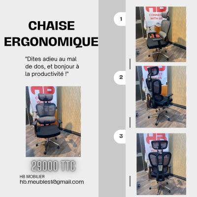 Chaise ergonomique filet 