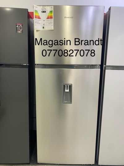 Réfrigérateur Brandt 610l inox nofrost avec distributeur