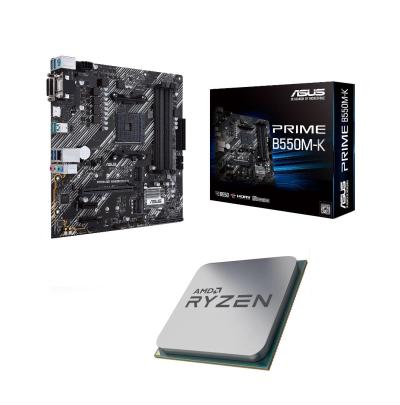 Asus B550M-K + Ryzen 5 5700X Try