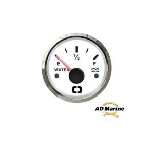 Jauge d'eau 10-180 ohm blanc/polie