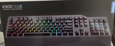 Clavier Gaming Lenovo Legion K500 RGB / Noir