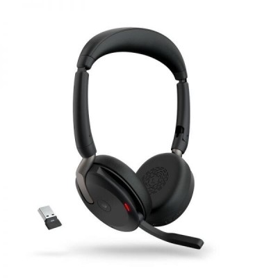 Jabra Evolve2 65 Flex MS Casque Stéréo USB-A  Socle Pour Télétravail Bureau
