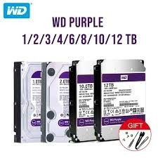 Les disques durs de vidéosurveillance WD purple 1T 2T 3T 4T 6T 8T 10T 12T